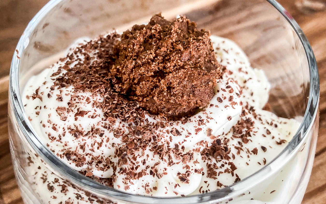 Jednoduché Tiramisu z kávových BIO sušenek s kokosem